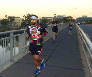 Having travelled further than normal, the sunrise in the background provided nice light for this facebook photographer.